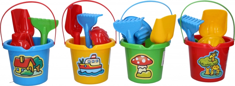 Set per sabbia con piccolo secchiello 10 × 11 cm