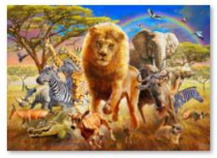 Pittura con diamanti – Animali dell’Africa 40 × 30 cm