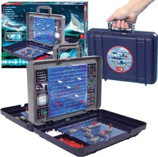 Gioco strategico per famiglie Navi in valigetta BITWA MORSKA 5+