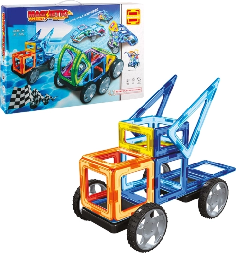 Costruzione magnetica Sparkys, 87 pezzi