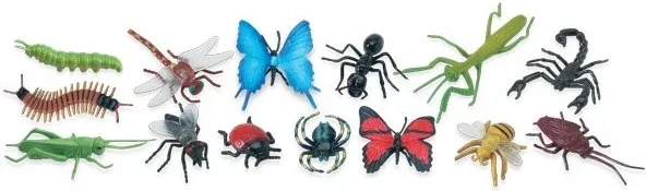 Set di figurine di insetti (48 pz)