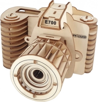 Puzzle 3D in legno Fotocamera di Woodcraft