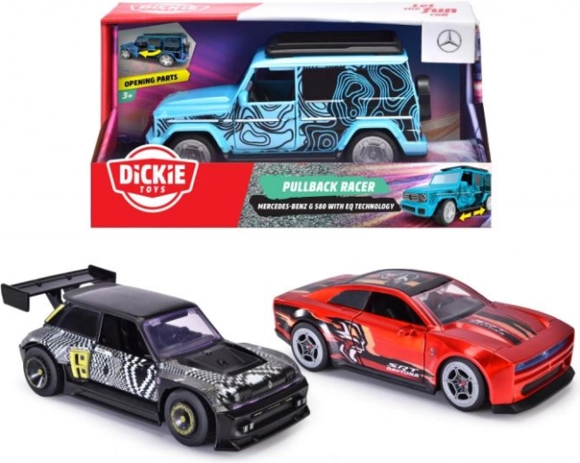 auto a retrocarica pullback racer 15 cm con porte apribili