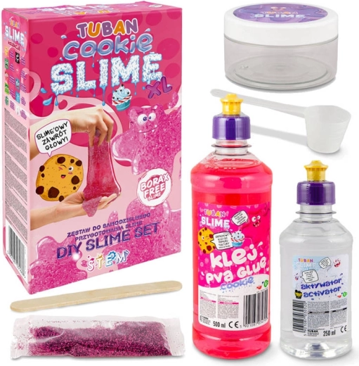 Grande set Slime XL Biscotto rosa