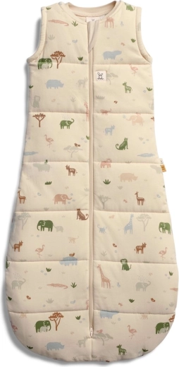 ergoPouch sacco nanna in cotone biologico Jersey savannah 2,5 tog (8–24 mesi)