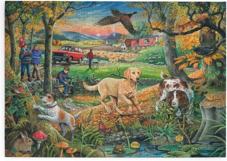 House of Puzzles Cani a caccia – puzzle da 500 pezzi grandi