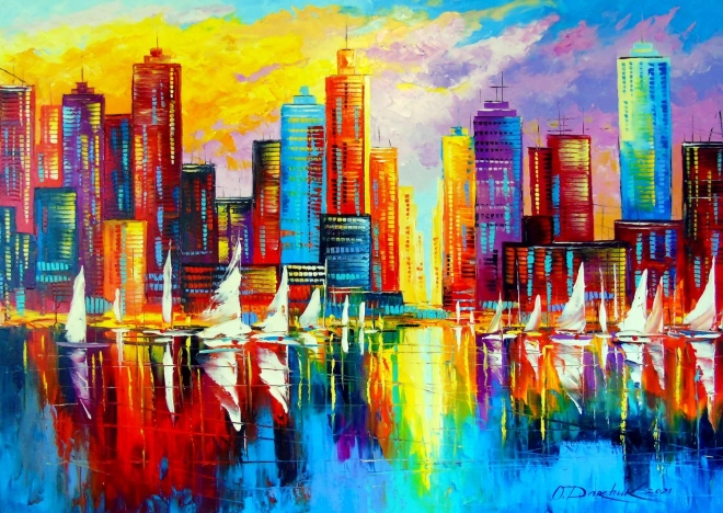 Puzzle Sera a New York 1000 pezzi