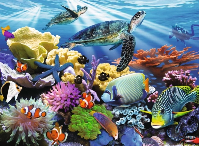 Puzzle Ravensburger Vita nell'oceano 200 pezzi