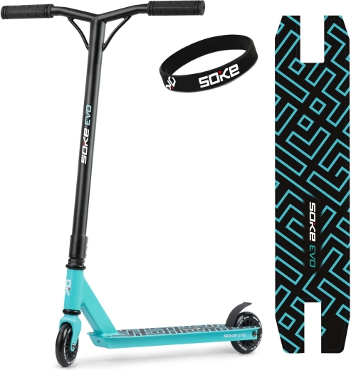 Monopattino freestyle Soke EVO azzurro chiaro