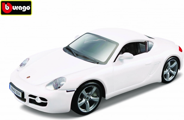Bburago Porsche Cayman S bianco 1:32