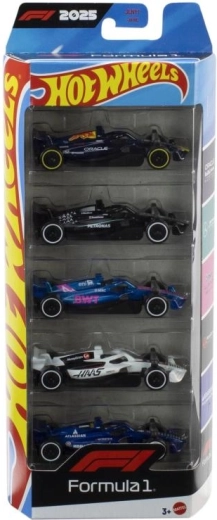 Set Hot Wheels 5 auto – monoposto e auto da corsa 1:64