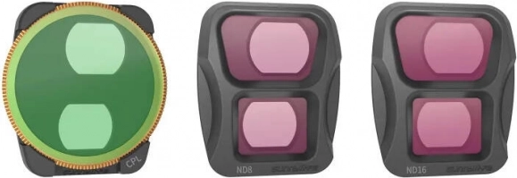 Set di filtri Sunnylife per DJI Air 3 con CPL, ND8 e ND16