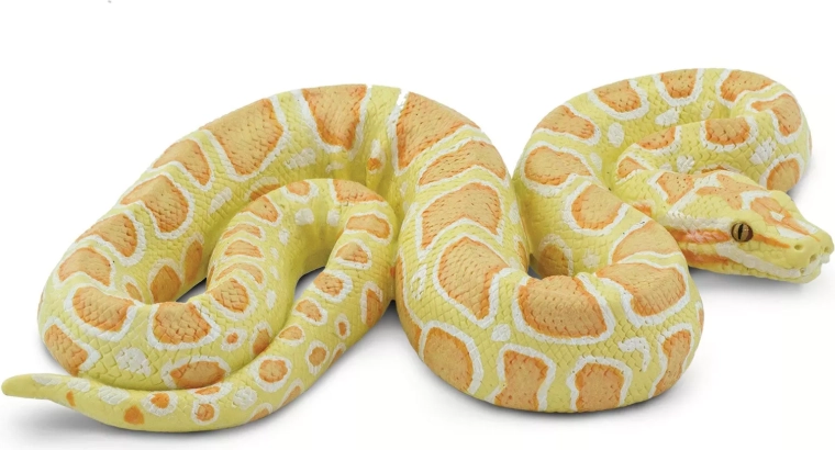 Safari Ltd. figurina pitone birmano albino - 1 pezzo