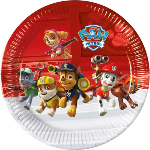 Piatti di carta PAW PATROL 20 cm, 6 pz