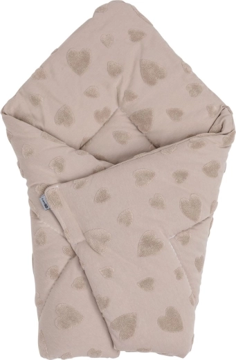 FREEON Bubaba fascia avvolgente 2 in 1 Beige con cuori