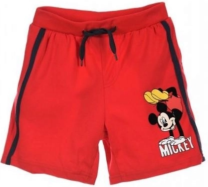 Bermuda rosse in cotone di Topolino