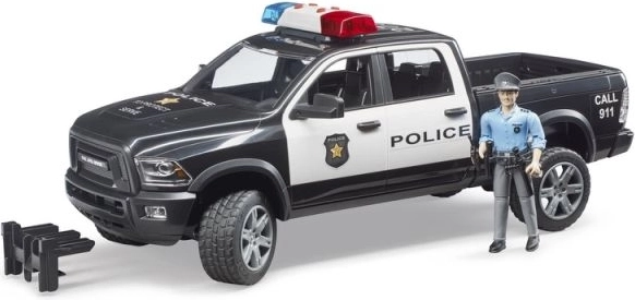 Auto fuoristrada della polizia RAM Bruder con poliziotto