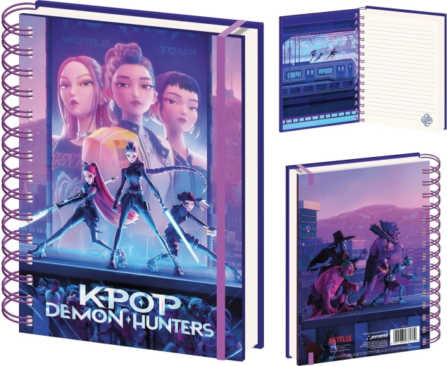 Quaderno a spirale A5 K-pop Demon Hunters