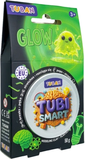 Plastilina Tubi Smart che brilla al buio 50 g