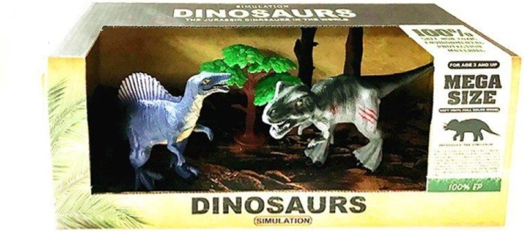 Set di gioco con dinosauri da 2 pezzi - 1 pezzo