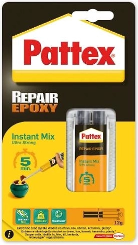 Colla epossidica 11 ml, 5 minuti PATTEX Repair Uni