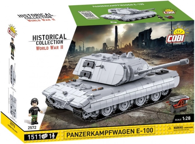 Set di costruzione carro armato Panzerkampfwagen E‑100 1:28