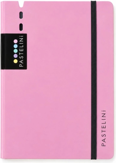 Pastelini Karis blocco A5 in foam a quattro anelli rosa