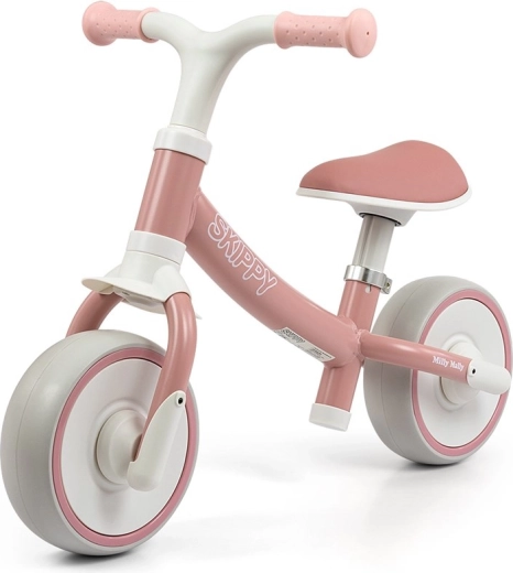 Biciclettina senza pedali per bambini MILLY MALLY Skippy – rosa