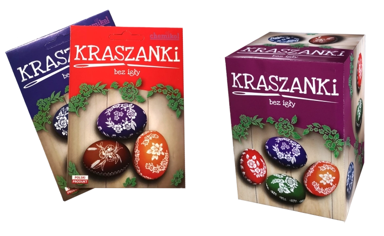 Uova di Pasqua – set di 3 coloranti alimentari e adesivi