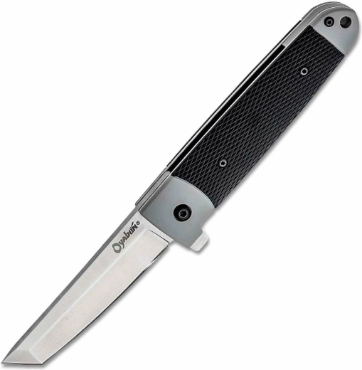 Coltello pieghevole Cold Steel Oyabun 9 cm, nero, Griv-Ex e Kray-Ex