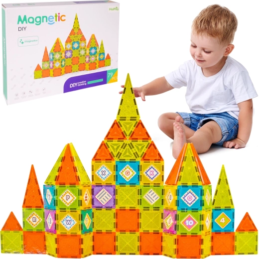 Costruzioni magnetiche 79 pezzi