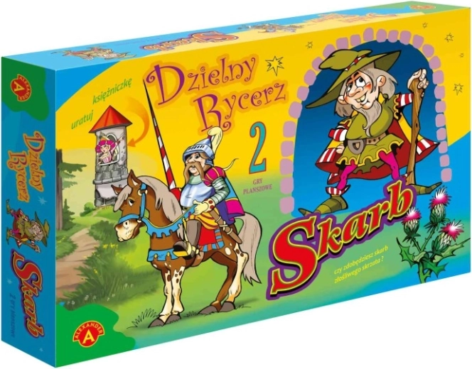 Skarb – cavaliere coraggioso: coppia di giochi da tavolo per bambini