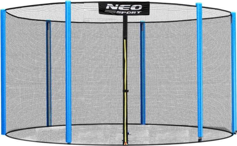 Neo-Sport rete di protezione esterna per trampolino 244–252 cm (8 ft) per 6 pali