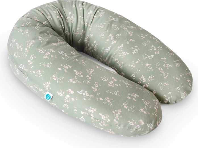 Cuscino per allattamento e gravidanza Ceba Cebuszka Multi Green Meadow 190 cm
