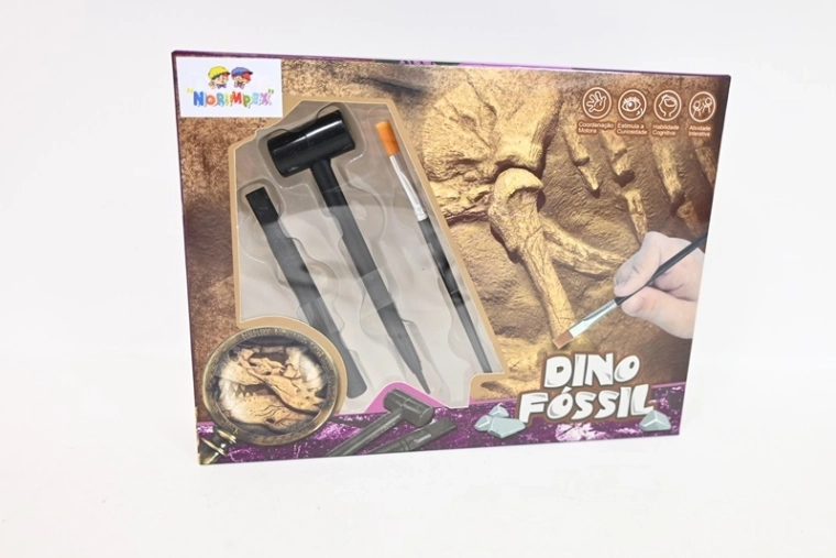 Scavo di fossili per piccoli paleontologi