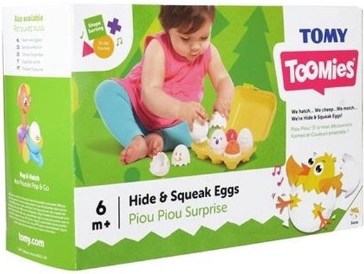 Toomies uova da nascondere e far pigolare (6 pz)