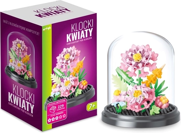 Kit di costruzione Crisantemi sotto la campana (229 pezzi)