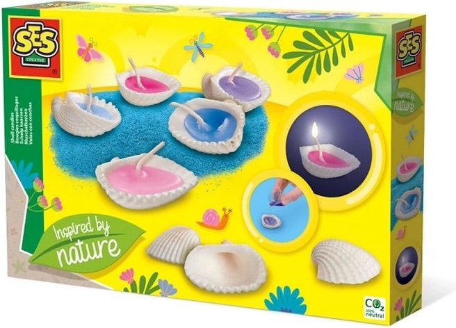 SES Creative set per realizzare candele in conchiglie
