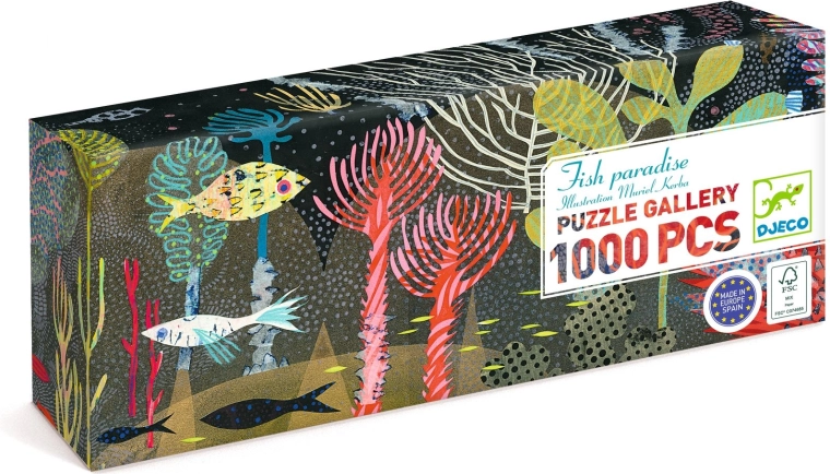 Puzzle Djeco Paradiso dei pesci 1000 pezzi