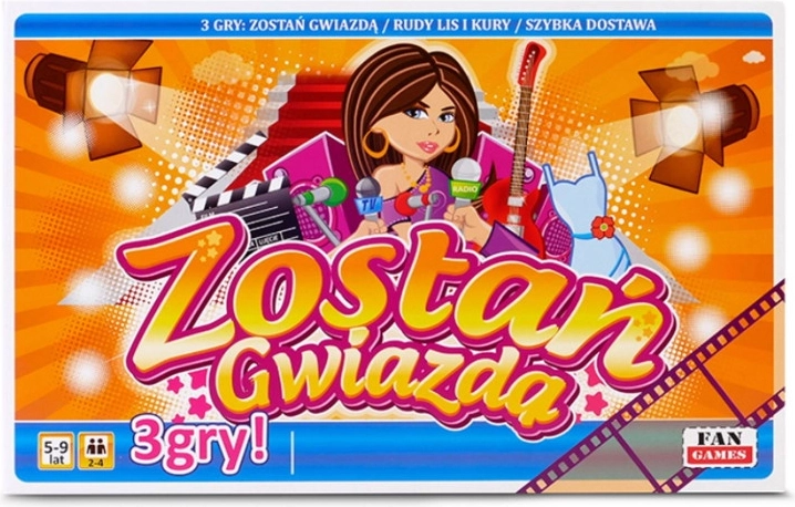 Gioco da tavolo 3 in 1 Resta una stella per ragazze