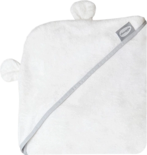 Shnuggle asciugamano avvolgente con cappuccio white