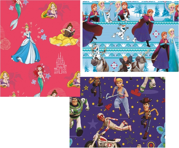 Carta da regalo Disney 0,7 × 2 m - 1 pezzo