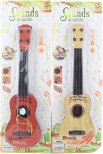 Chitarra su cartoncino