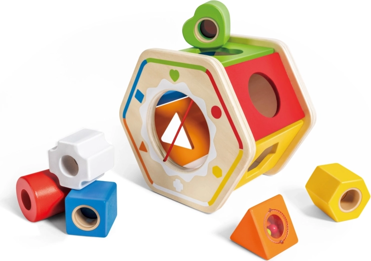 Incastro in legno con forme geometriche Hape