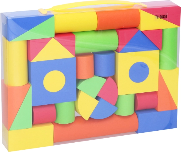Costruzioni in schiuma con 36 cubetti