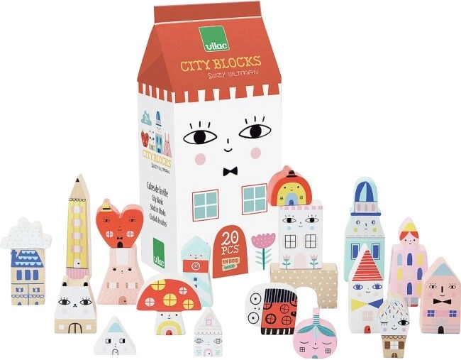 Blocchi di legno Casa della Città