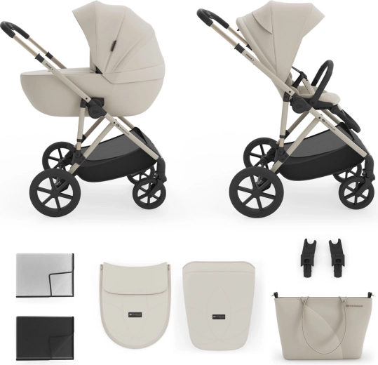Kinderkraft passeggino combinato 2 in 1 Prime 3 sand dune