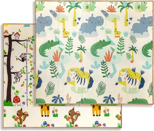 Milly Mally tappetino in schiuma pieghevole Play savanna and tree t1