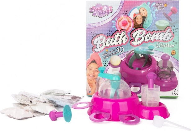 Bombe frizzanti da bagno Love and Hugs – set creativo per bambini