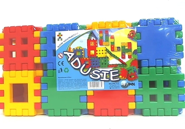 Adusie mattoncini da costruzione gonfiabili morbidi 48 pz